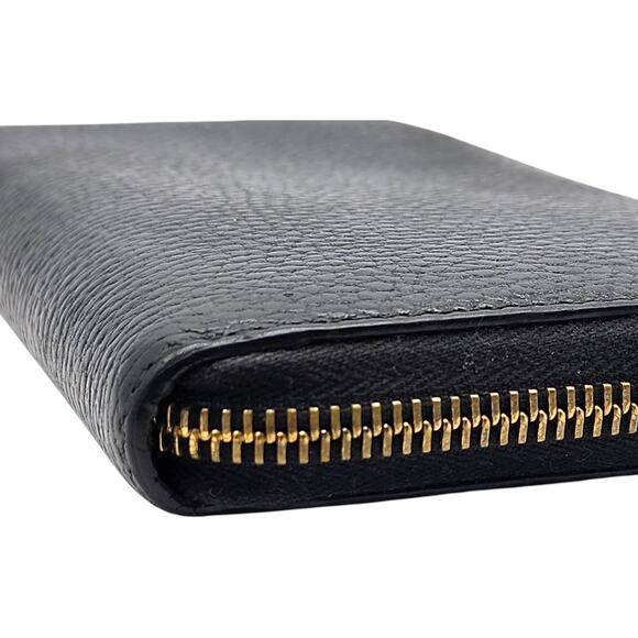 Gucci Calfskin Leather Interlocking G Zip Around Wallet Black - Mint Condition - Picture 9 of 9